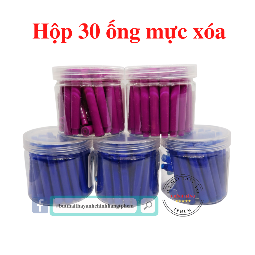 Hộp 30 ống mực xóa được tiện dụng
