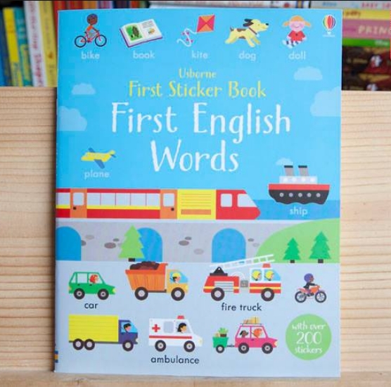 Usborne Sticker Book - First english words