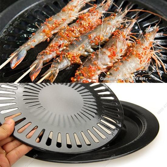 Vỉ nướng tráng men chống dính dùng cho bếp từ