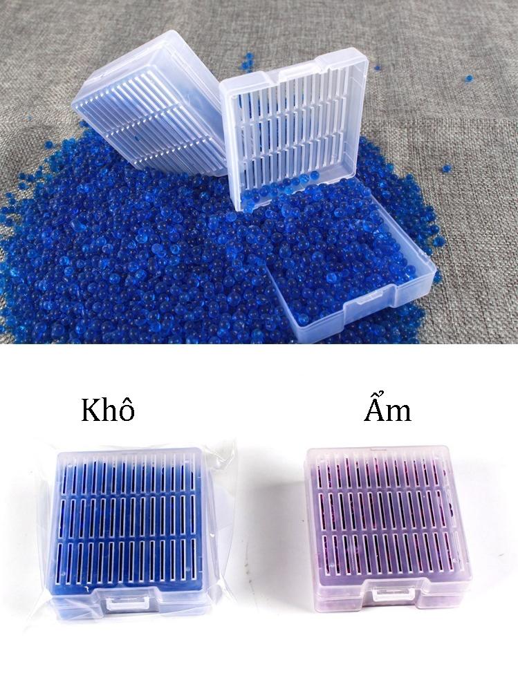Hạt hút ẩm loại 1 hộp 50 g có thể tái sử dụng lâu dài