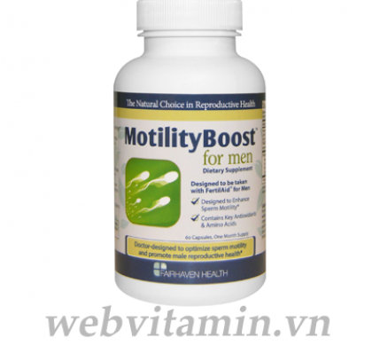 Viên MotilityBoost for Men, 60 viên , cải thiện hình thái và di chuyển của tinh trùng cho nam giới