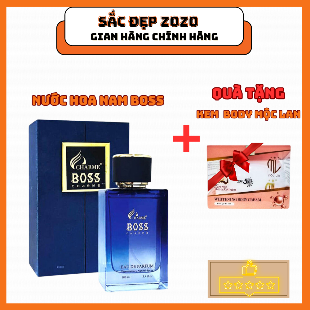 [HCM]Nước Hoa Boss 100ml Nam + Tặng body