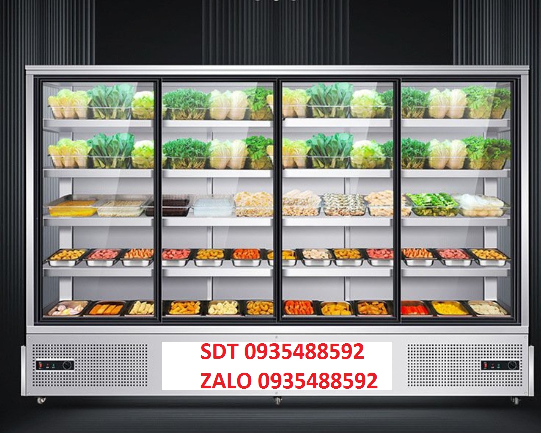 Tủ Mát 4 Cánh (Cửa Lùa) Hàng cao cấp,tủ mát cửa trượt-Dung tích 1600L-Bảo hành 1 năm
