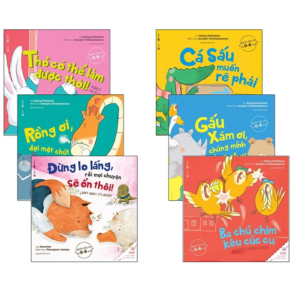 Fahasa - Combo Sách Hay Ehon Song Ngữ - Bộ Sách Trau Dồi Kỹ Năng Sống Và Tư Duy Tích Cực Cho Bé (Bộ 6 Cuốn)