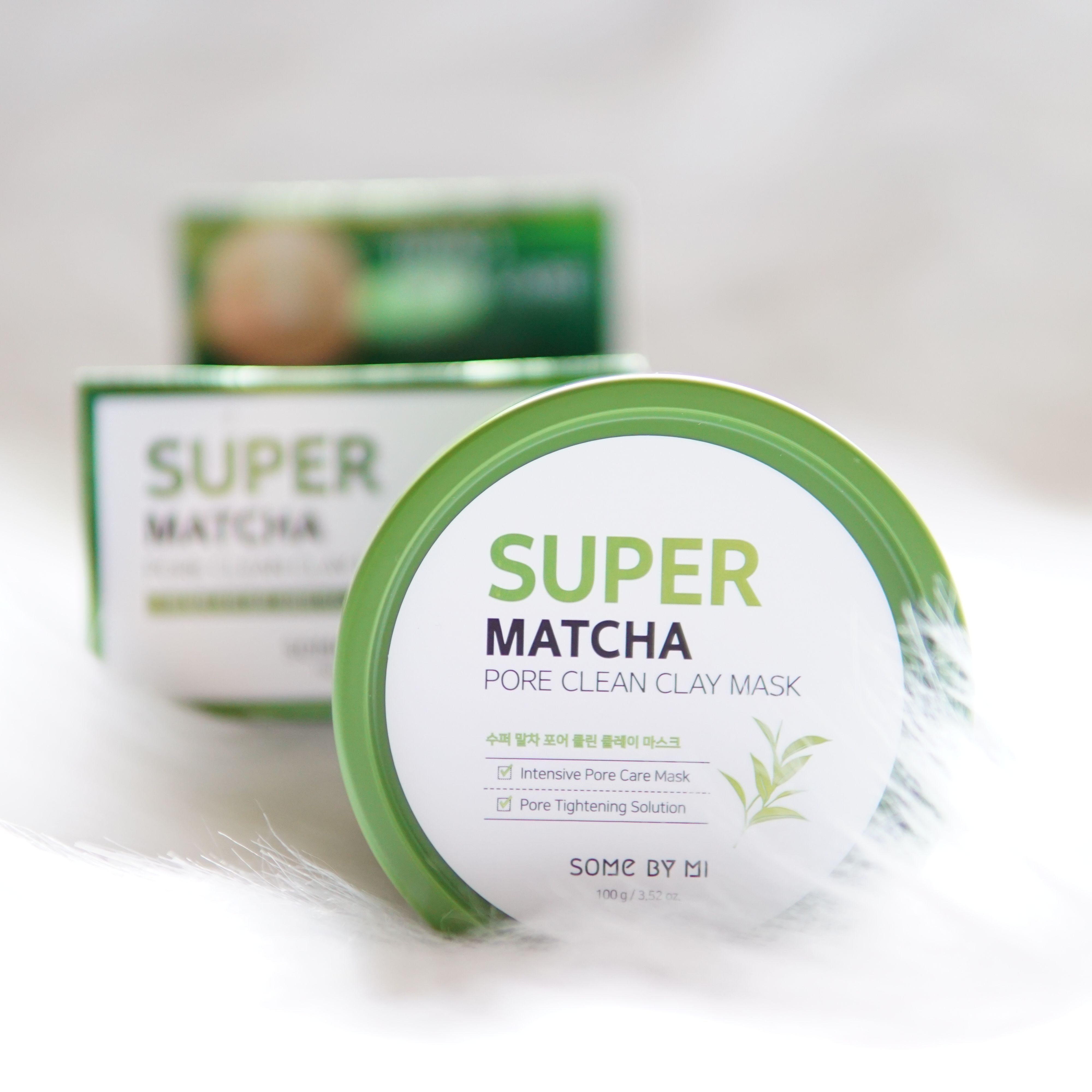 Mặt nạ đất sét trà xanh Some By Mi Super Matcha Pore Clean Clay Mask