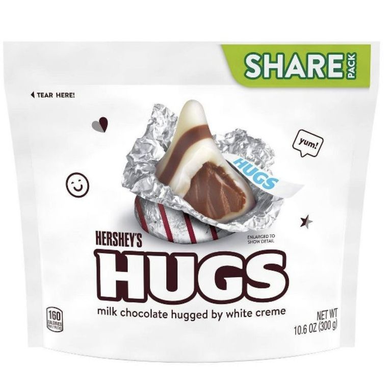 Socola trắng Hershey s hugs Milk Chocolate Hugged By White Cream bịch