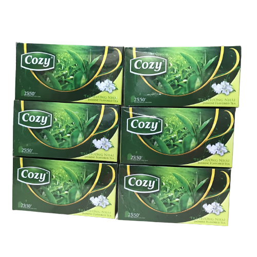 COMBO 6 hộp Trà Cozy Hương Nhài 25túi/Hộp