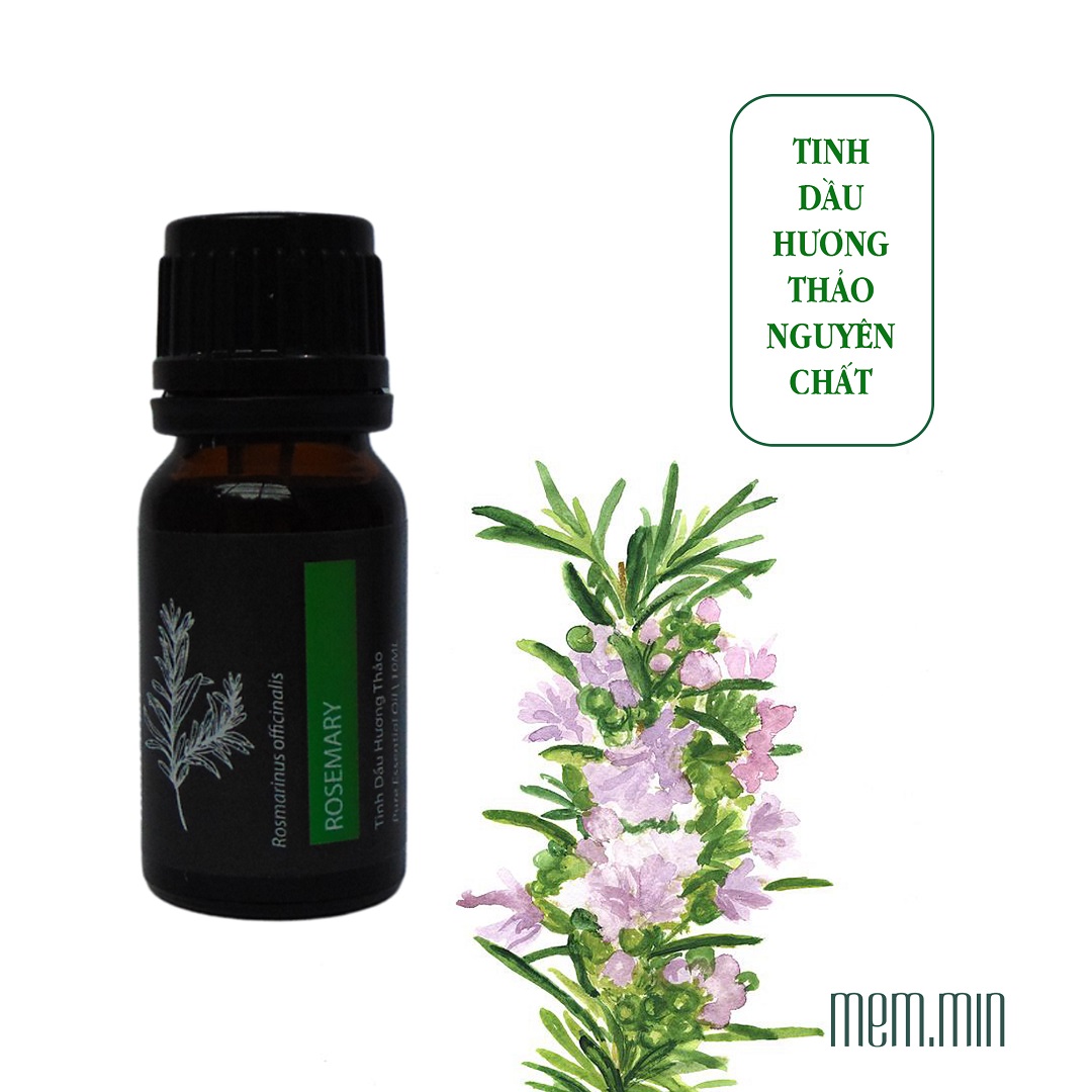 Memmin. tinh dầu hương thảo rosemary | nguyên chất | 10ml