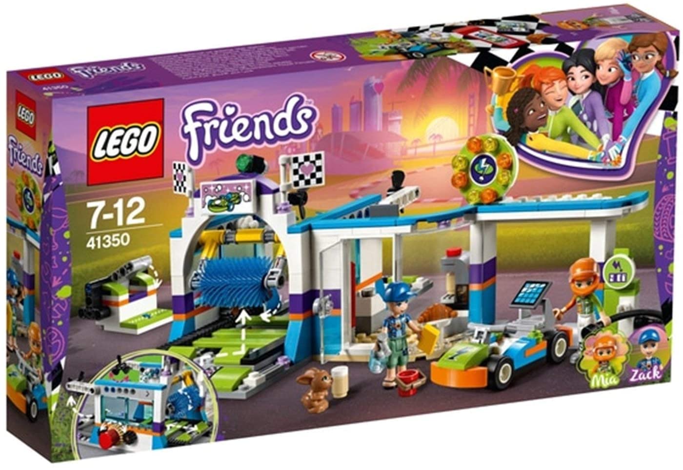 Đồ chơi lego friends - trạm rửa xe - mã sp 41350