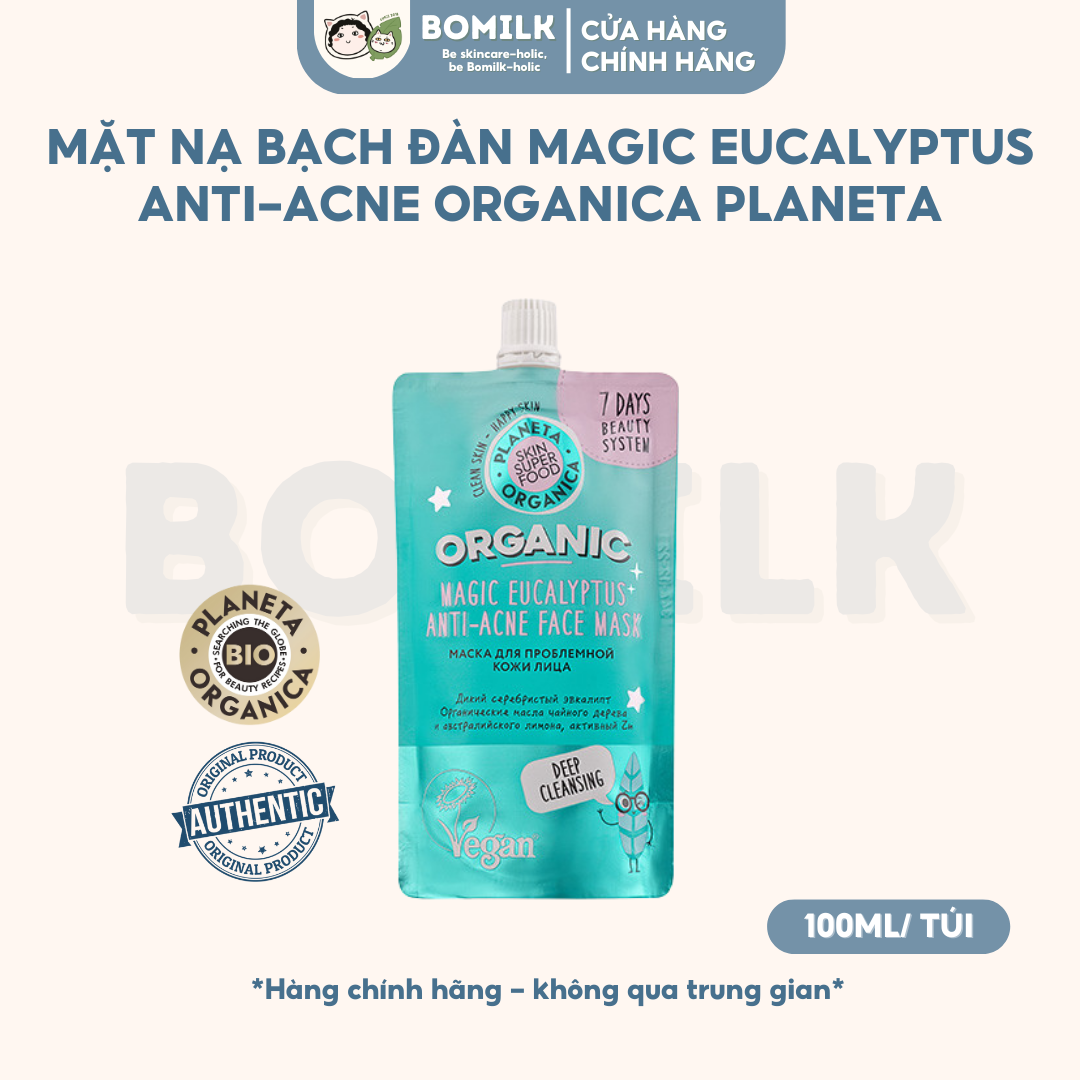 Mask kháng mụn Bạch Đàn Planeta Organica