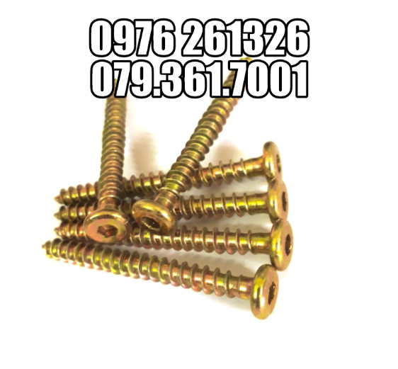 VÍT GỖ LỤC GIÁC CHÌM M6x40 -BỊCH 50 CON