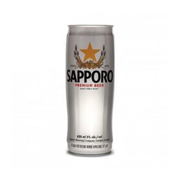 Bia lon Sapporo Premium 600ml