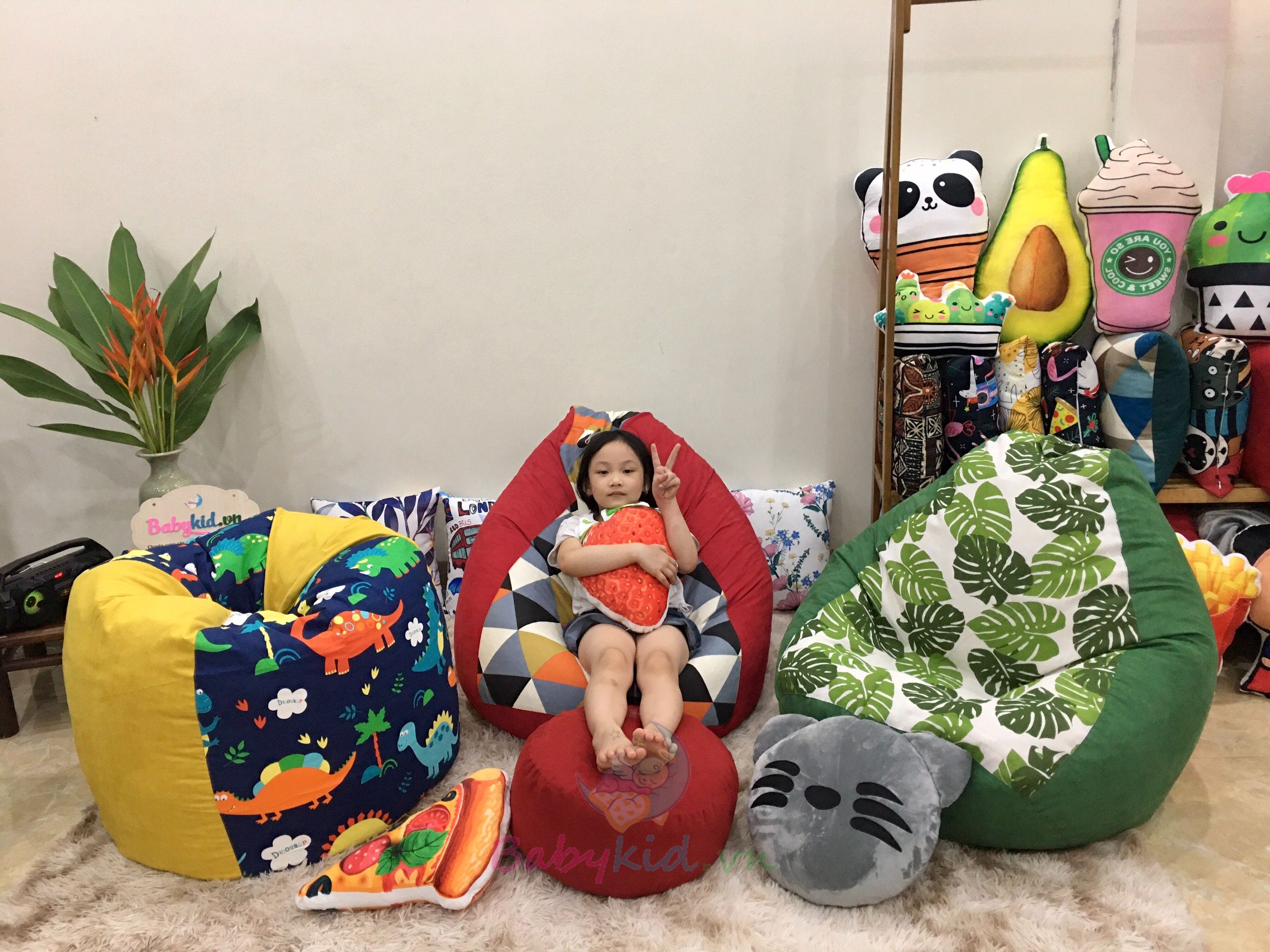 Ghế lười hạt xốp, dáng lê, size S-M-L, vải thô canvas mix da lộn/kaki. có sẵn xốp, 2 lớp