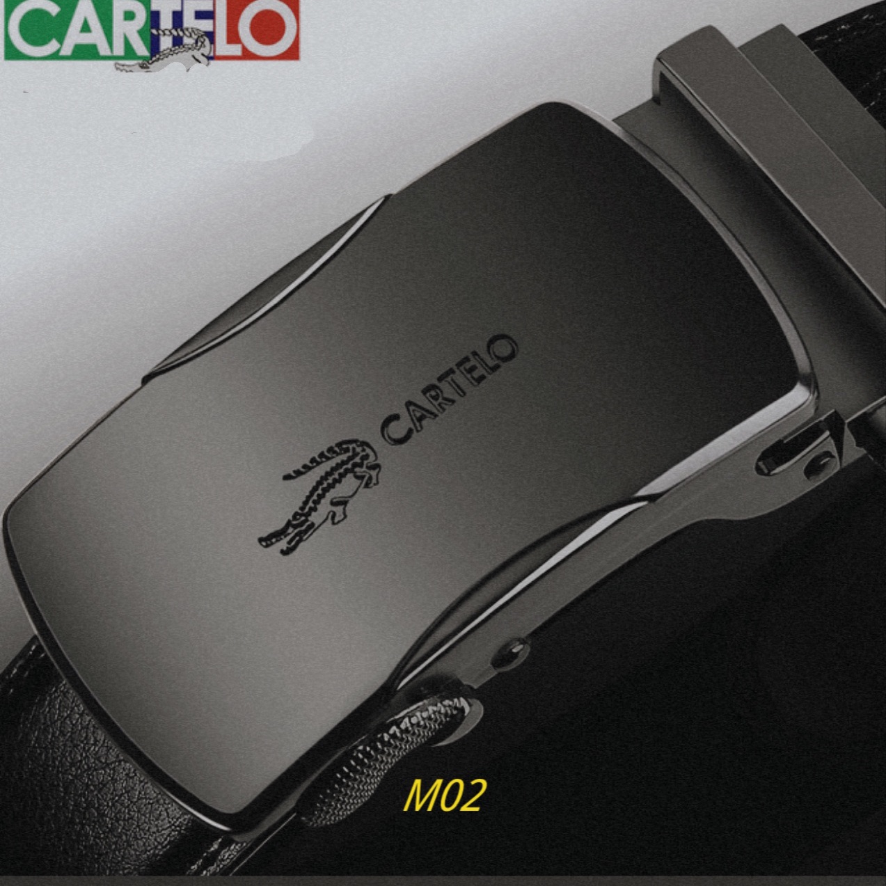 Thắt lưng da nam cao cấp Cartelo - M02