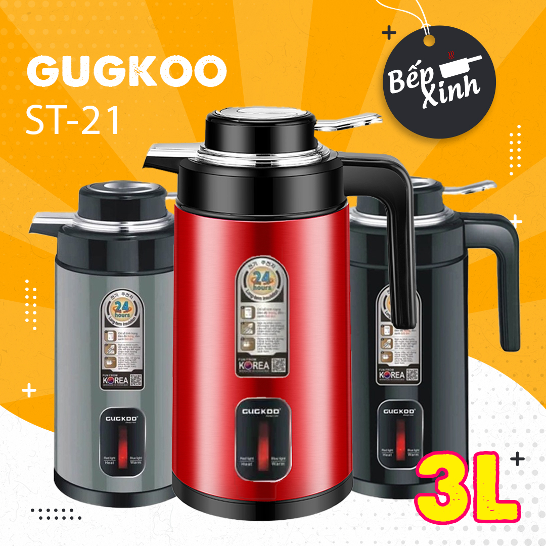Ấm đun nước siêu tốc GuGkoo,Bình Đun Giữ Nhiệt 2L - Công Suất 1500w Đun Sôi 5 Phút,tự động ngắt khi sôi, Ấm Đun Nước Kèm Bình Giữ Nhiệt -bình giữ nhiệt , ấm đun nước, siêu tốc giữ nhiệt cao cấp - am sieu toc giá rẻ, bình nấu nước siêu tốc, ấm điện