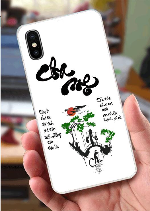 Ốp lưng iphone x / xs - cha mẹ