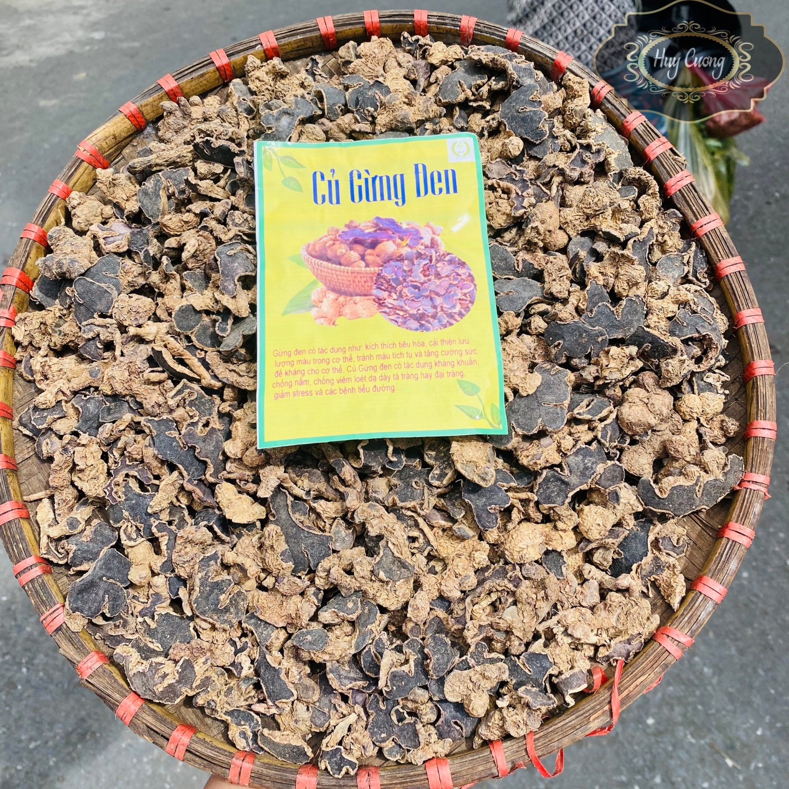 Gừng đen khô Tây Bắc loai 1 được sấy khô từ gừng đen tươi Lai Châu