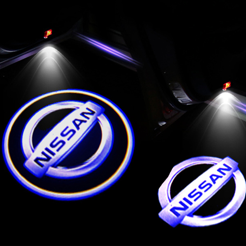 Đôi Đèn cảnh báo mở cửa chiếu Logo, thương hiệu