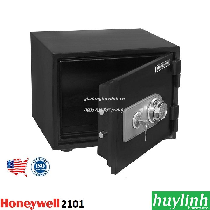 Két sắt khóa cơ chống cháy chống nước Honeywell 2101
