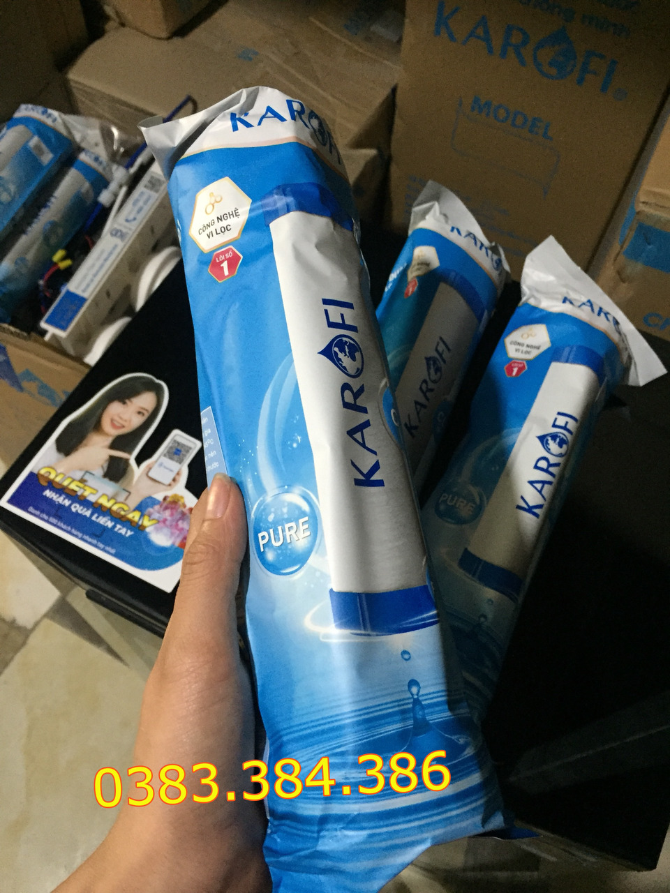Lõi số 1 – lõi pp 5 micron - karofi chính hãng