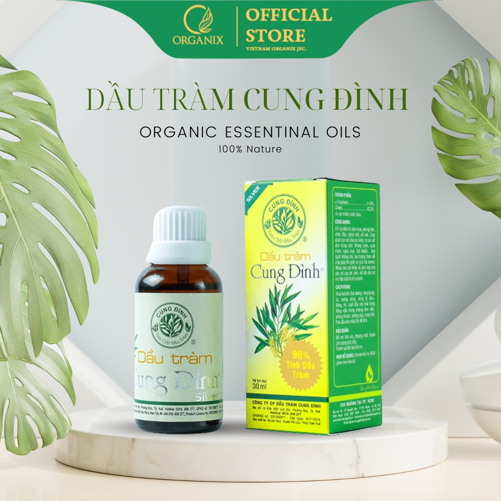 Dầu tràm Cung Đình - Silver | Dầu tràm Huế Chính hãng