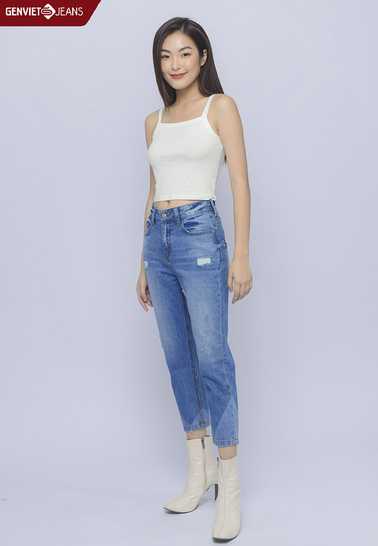 Quần dài jeans nữ genviet tq104j1439