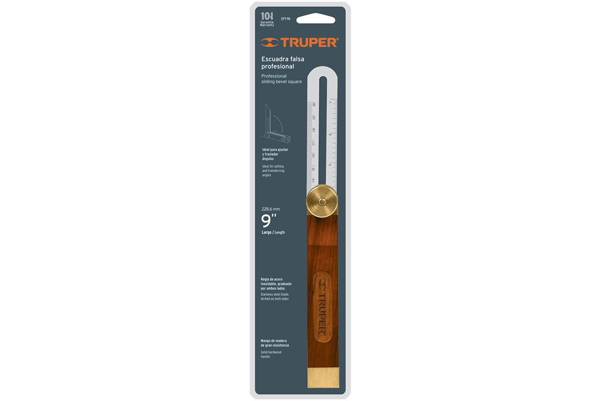 Thước ê ke vuông 9in//230mm eft-9x truper - 14385