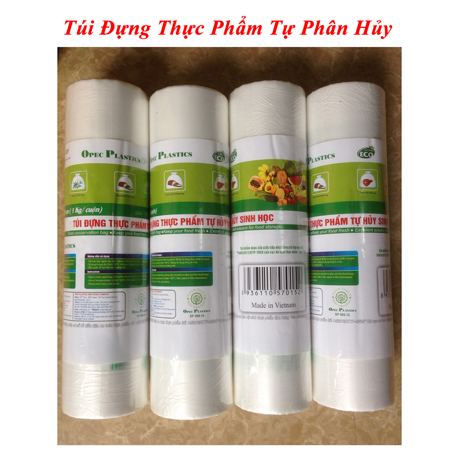 [SALE OFF ] Túi đựng thực phẩm AN LÀNH tự phân hủy hoàn toàn