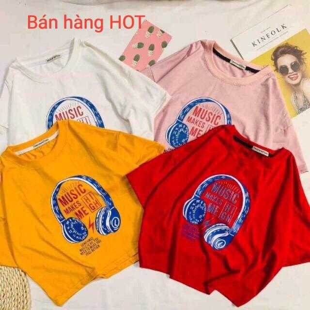 Áo croptop music black pink cực hot mùa hè 2019