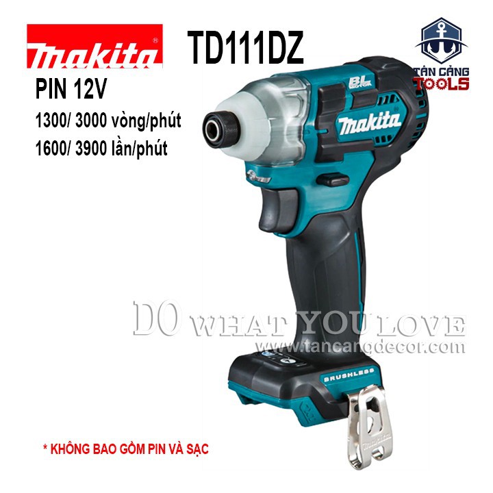 Máy vặn vít dùng pin makita 12v td111dz