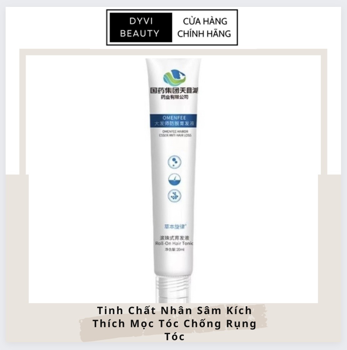 Tinh chất mọc tóc nhân sâm OMENFEE serum giảm rụng tóc kích thích mọc tóc cải thiện hói đầu ngăn nấm da đầu