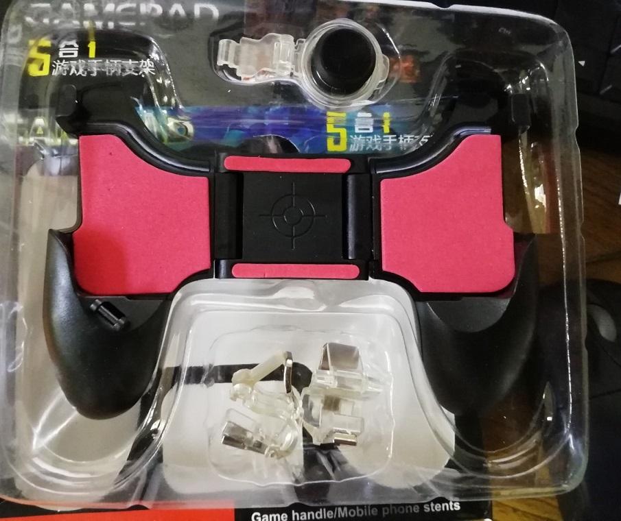 Bộ Tay Cầm Chơi Game Kèm Nút Joystick Và Bộ Nút Pubg Chơi Liên Quân - Pubg 5 in 1