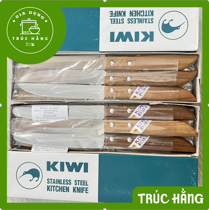 Dao thái lan Kiwi cán gỗ- Dao gọt hoa quả trái cây cán gỗ