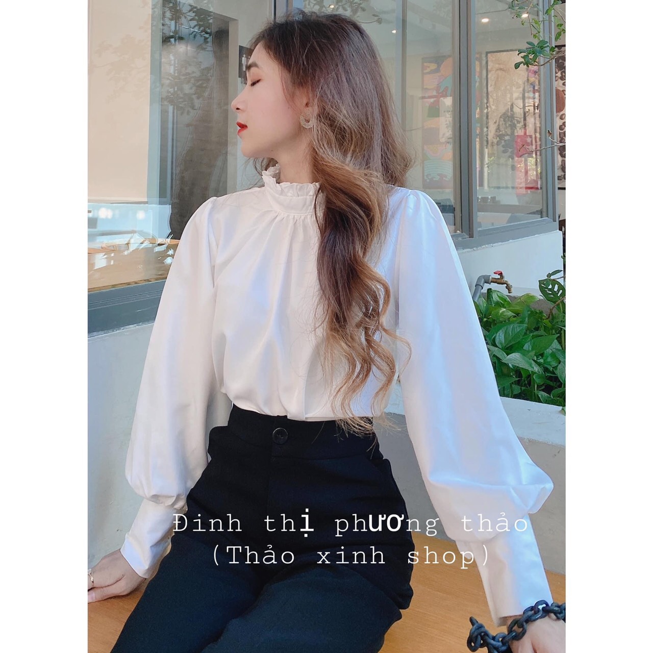 Áo kiểu học sinh tây dài cực thanh lịch cho cô nàng năng động