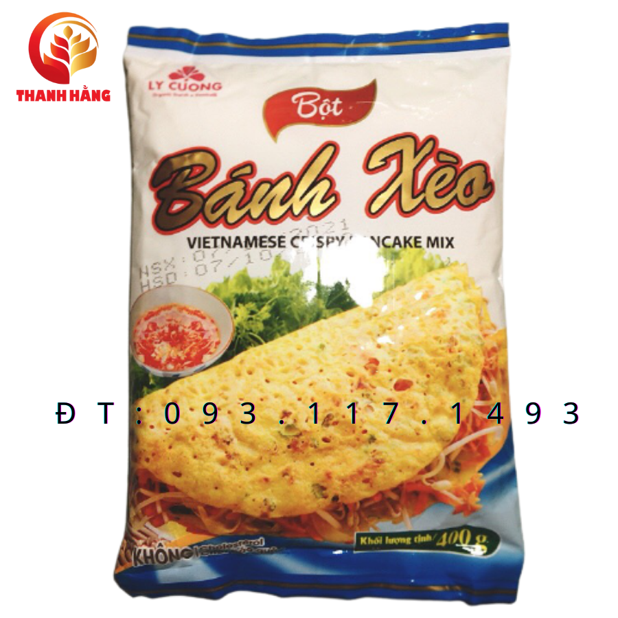 Bột Chiên Bánh Xèo Gói 400g Lý Cường - Nông Sản Sạch Thanh Hằng