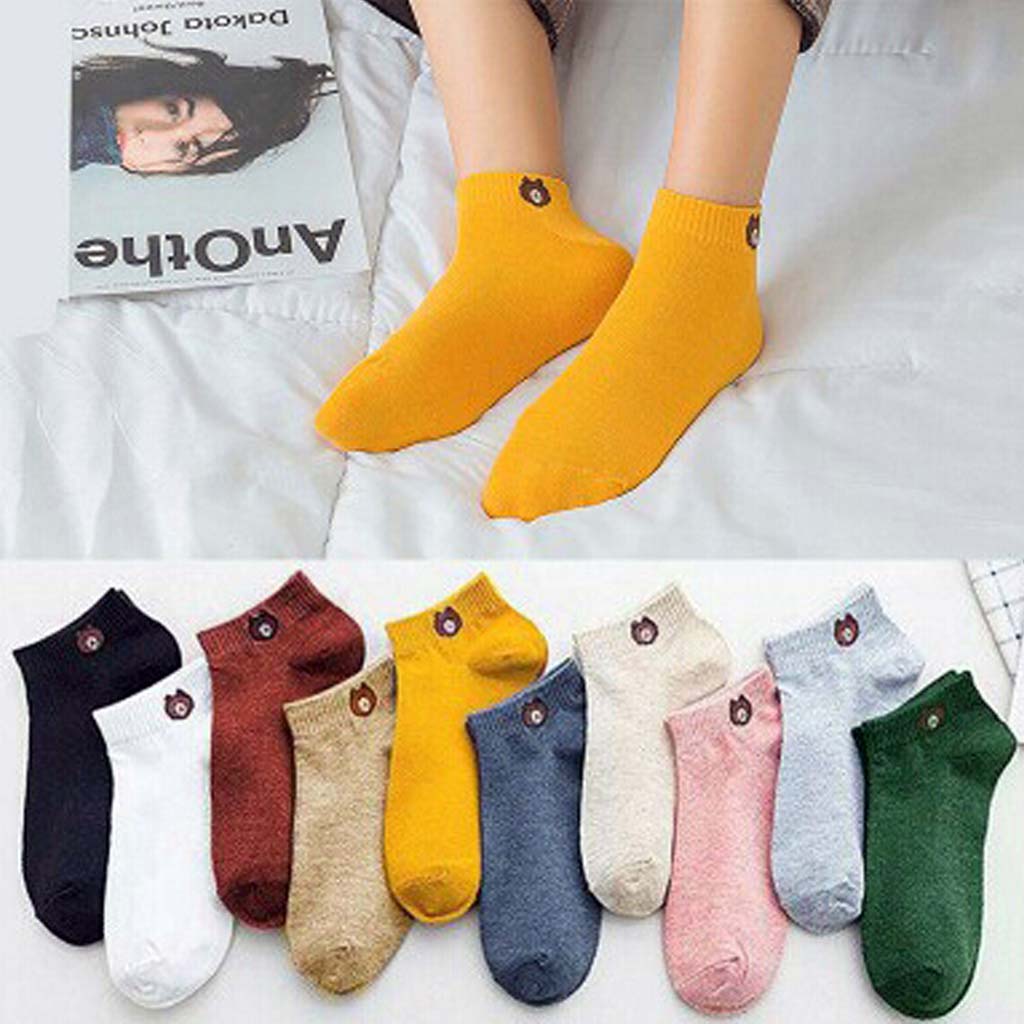 [HCM]Set 3 Đôi Tất Gấu Đủ Màu Cực Xinh Hàng Loại 1 Dày Mịn