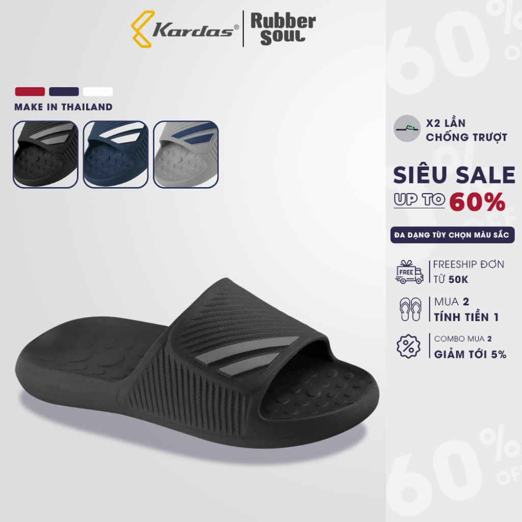 Dép thái lan nam nhựa đúc siêu nhẹ kardas - 92202