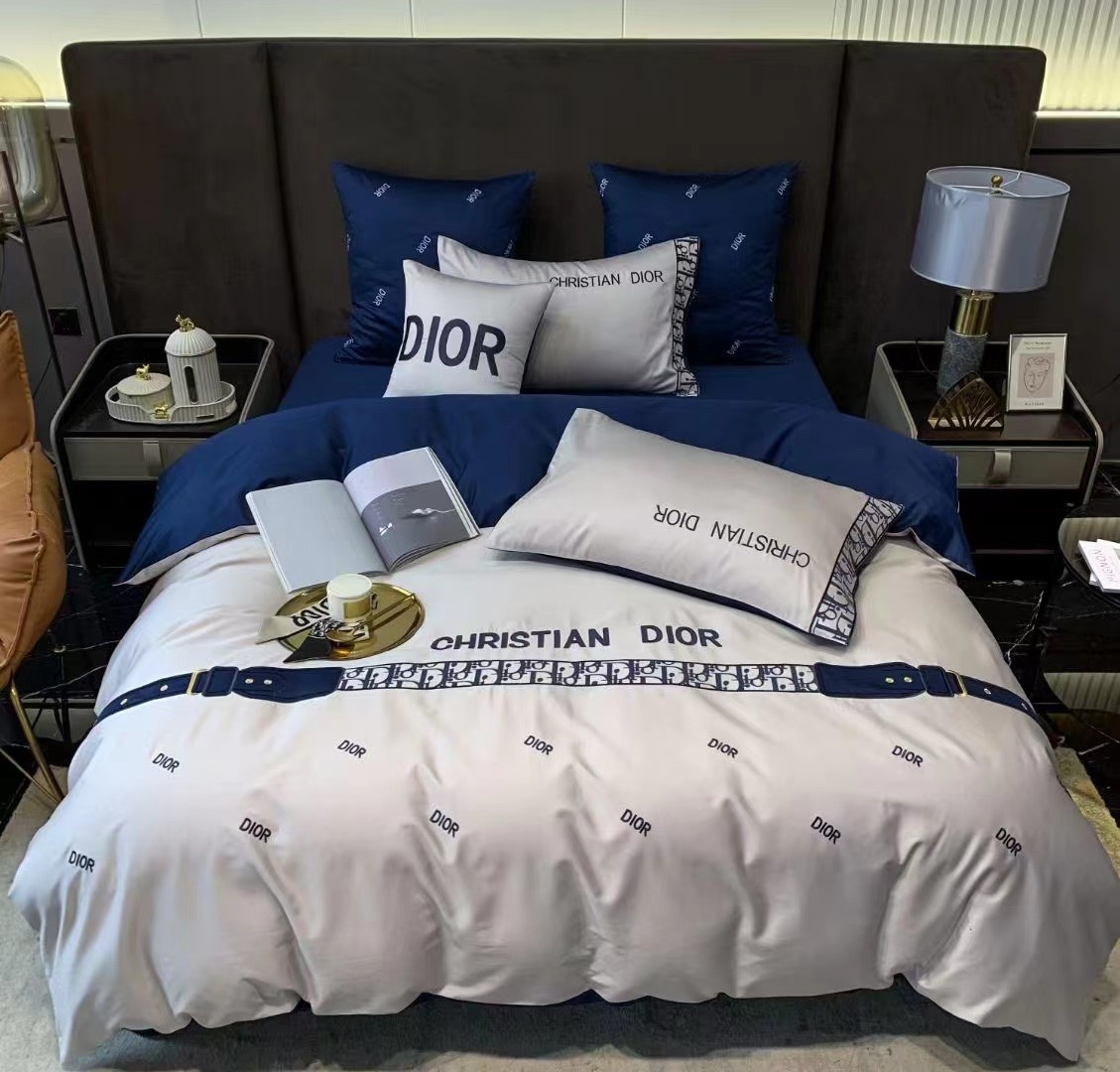 Set 6 món lụa sateen siêu cấp thương hiệu mềm mát nhập khẩu nguyên bộ