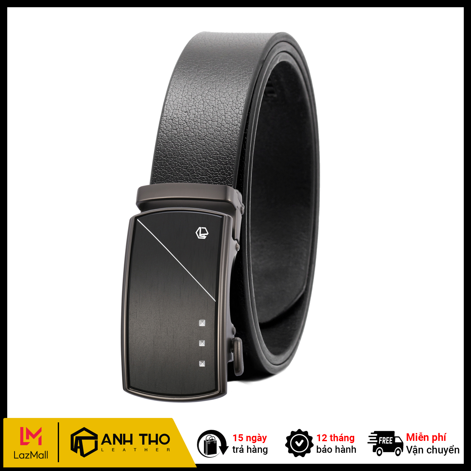 Thắt lưng nam da bò at leather m4-05