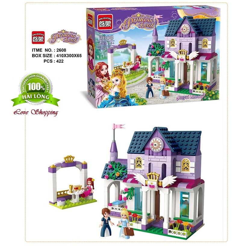 Đồ chơi xếp hinh lego- cho bé enlighten 2608 lâu đài huyền bí
