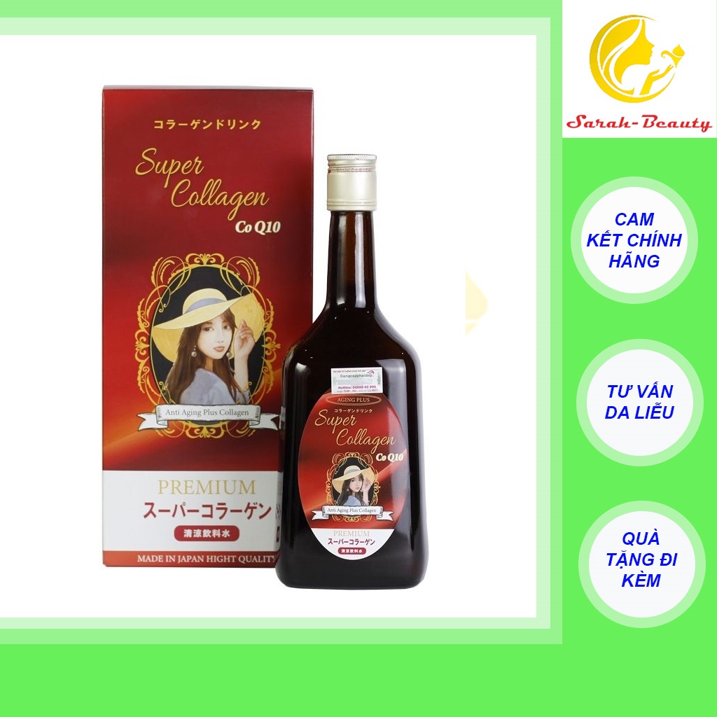 Nước uống đẹp da tốt sức khỏe Super Collagen Q10 Premium Cao Cấp Từ Nhật Bản