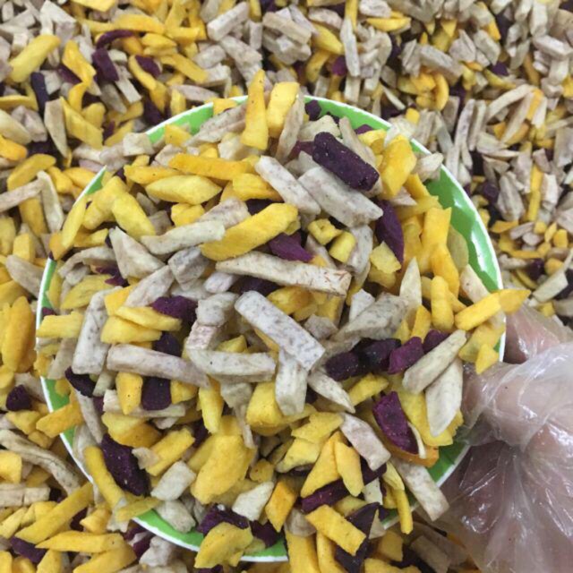 1kg Khoai Sấy Mix 3 Vị