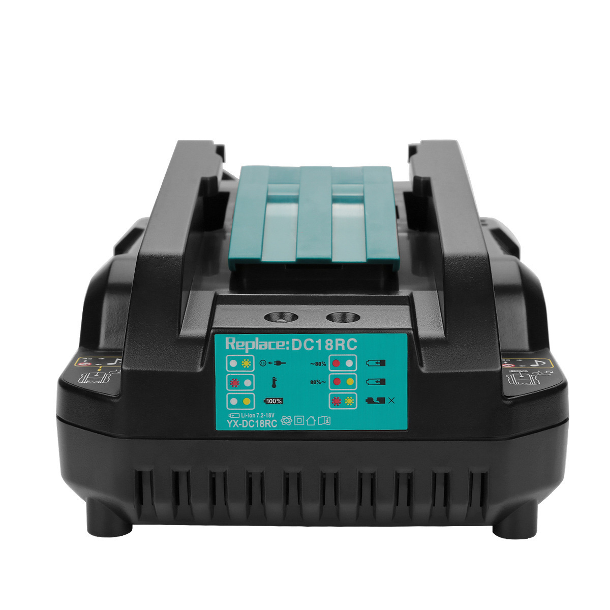 +：——++ Thích Hợp Cho makit Bộ Sạc DC18RC Mô Hình Makita 14V-18 V Bộ Sạc Pin Lithium BL1860