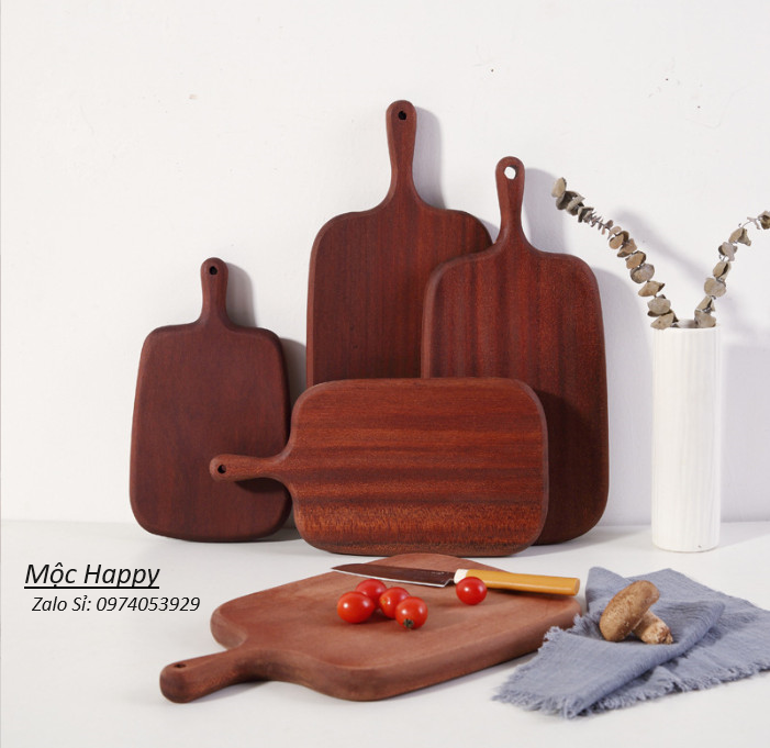 Khay gỗ Decor, Thớt gỗ, Khay gỗ đựng đồ ăn kiểu nhật Nhiều Kích Thước