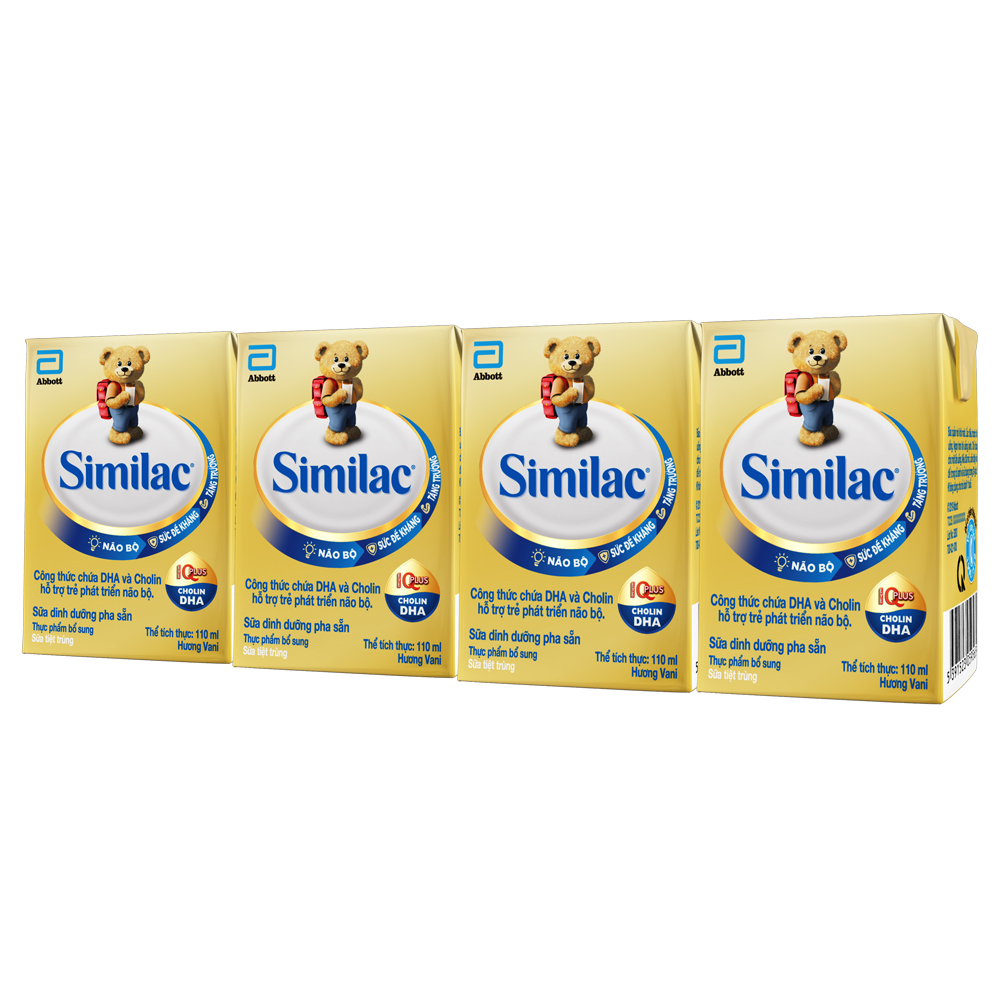 Bộ 8 hộp Sữa bột pha sẵn Similac 4 110ml - HSD mới