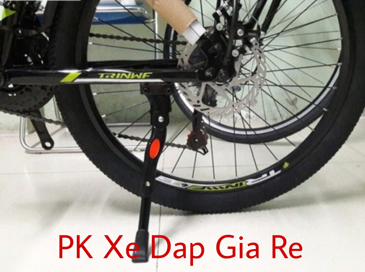 Chân chống nhôm xe đạp bắt tai bánh 24, 26, 27.5, 700c, chân chống xe đạp thể thao bắt tai