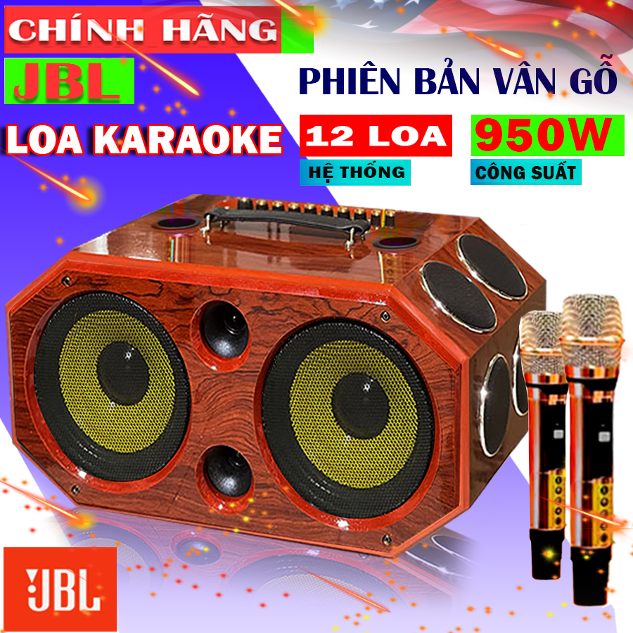 PHIÊN BẢN VÂN GỖ | Loa Xách Tay Karaoke JBL K10 PRO,Công Suất 950W,Phiên Bản Mới Vân Gỗ,Hệ Thống 12 Loa, 12 Đường tiếng, 2 Bass 20cm, 8 trung, 2 Loa Treble,Có Reverb, 11h Hát Karaoke