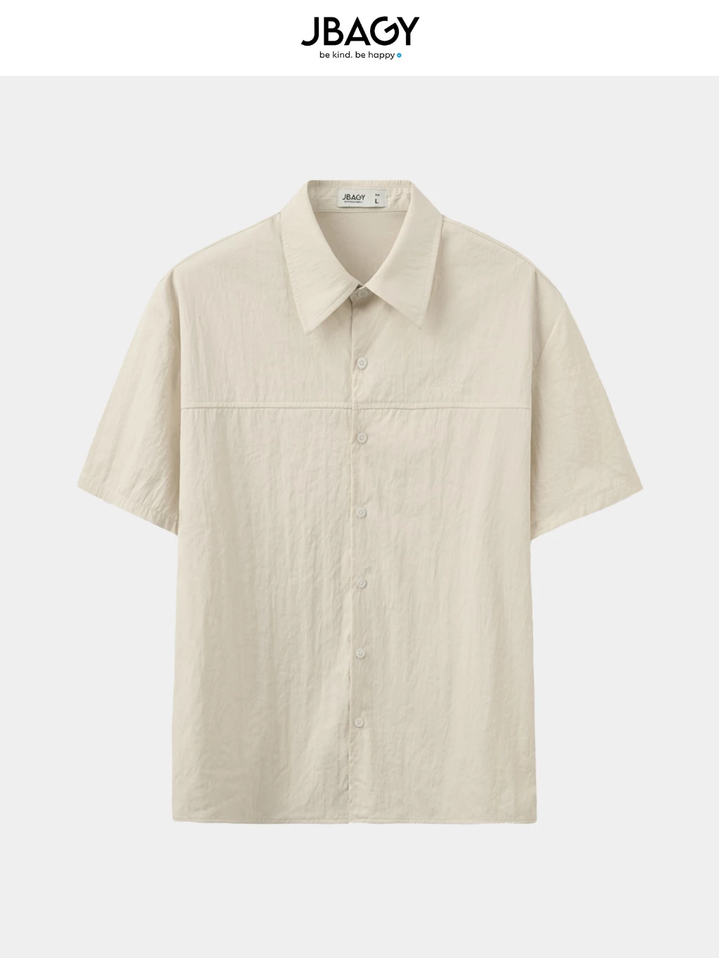  New Arrivals | Áo sơ mi nam tay ngắn JBAGY vải Kaki Cotton form rộng Relax 2025 Collection - JS2502 