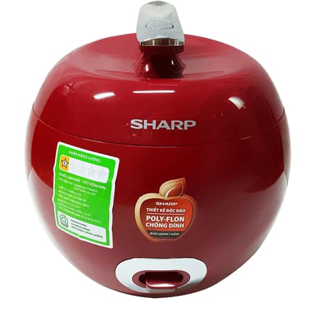 Nồi cơm điện mini quả táo Sharp 0.72l  KS-A08V-RD
