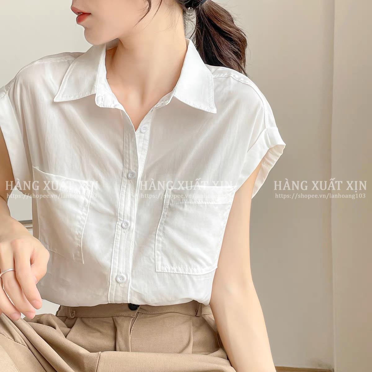 Áo sơ mi PO.LO cộc tay vải linen mềm mát